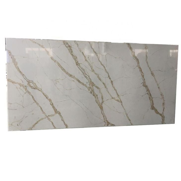Calacatta Gold Quartz Kitchen Countertop, the company's own listing photograph