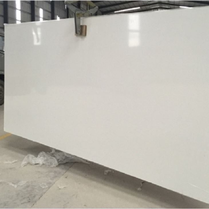 Pure White Countertop Of Compound Stone, the company's own listing photograph