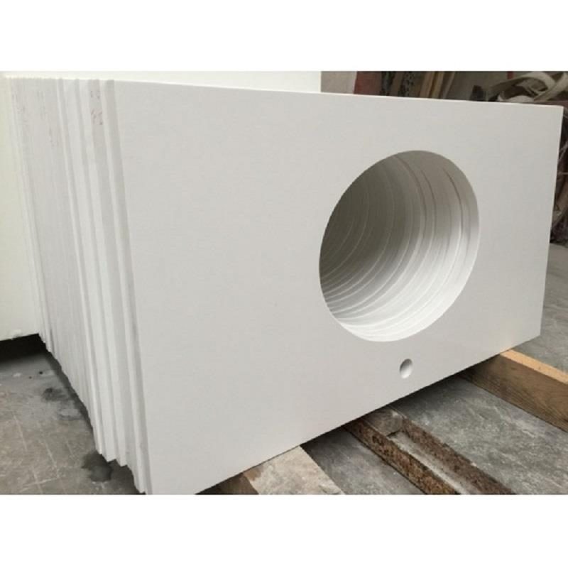 Snow White Artificial Marble Engineered Stone, the company's own listing photograph