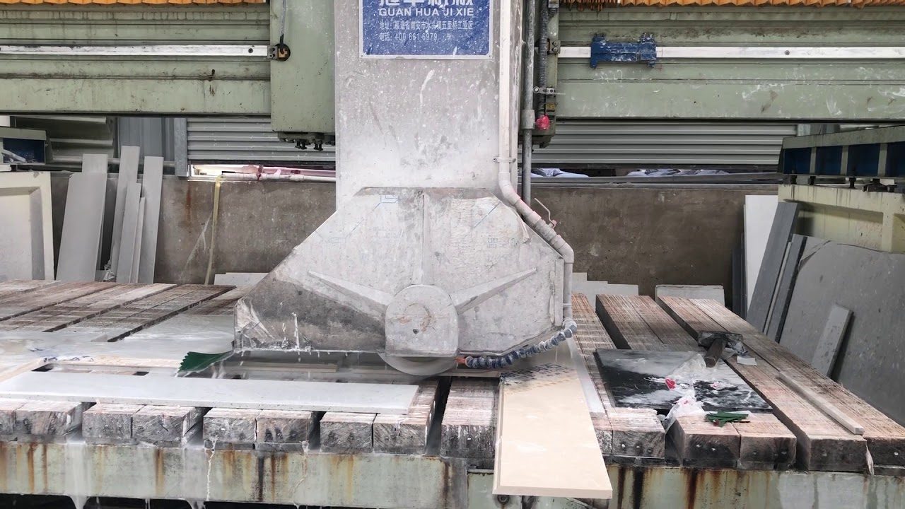 Poster frame from the company's own YouTube upload titled stone fabrication