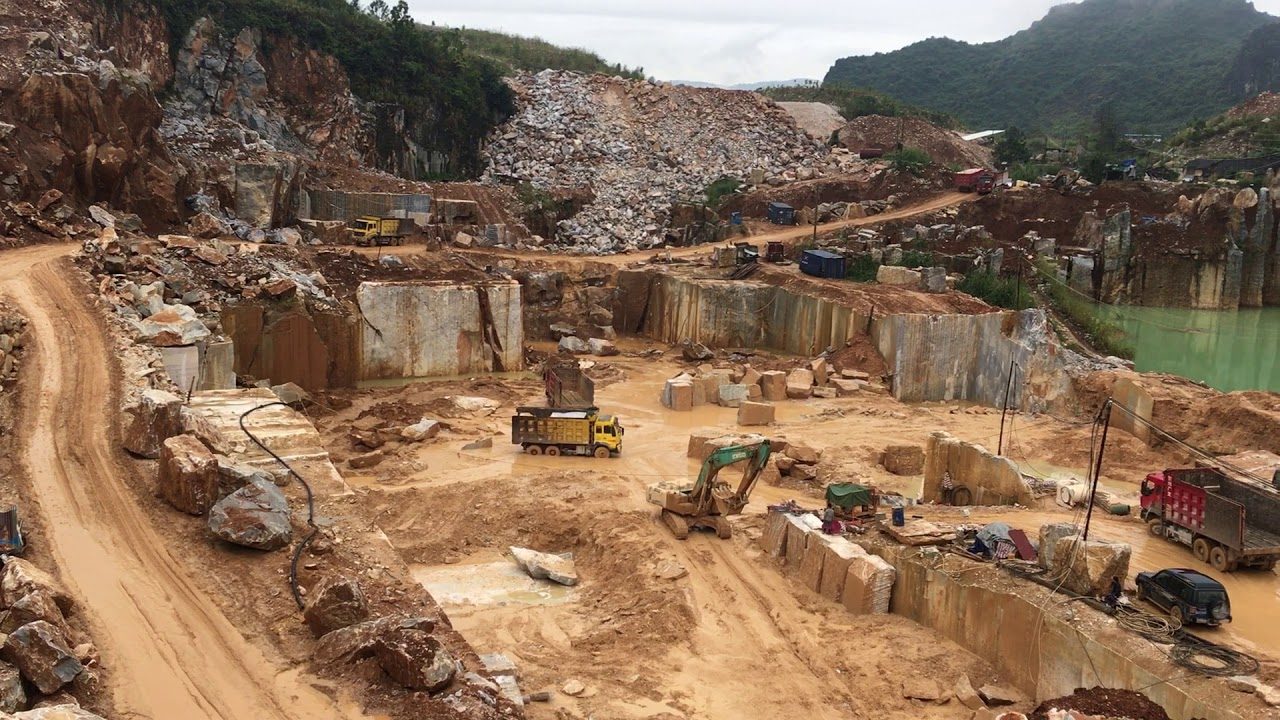 Poster frame from the company's own YouTube upload titled Natural Marble Quarry China Marble Manufacturer